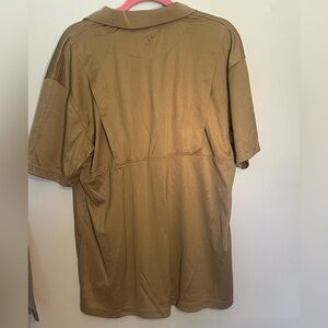 L Browning tan polo with logo